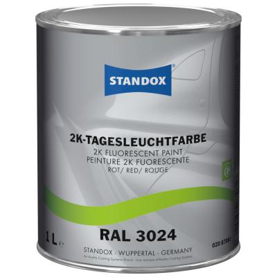 Standox 2K Tagesleuchtfarbe Rot 1L
