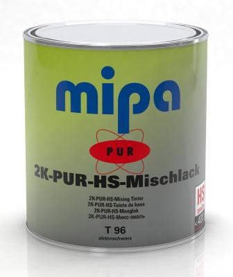 Mipa PUR-HS-Mischlack R 96 abtönschwarz Gr. I 3L