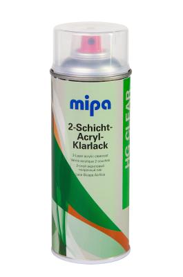 Mipa 2-Schicht-Acryl-Klarlack Hochglanz Auto-Spray 400ml