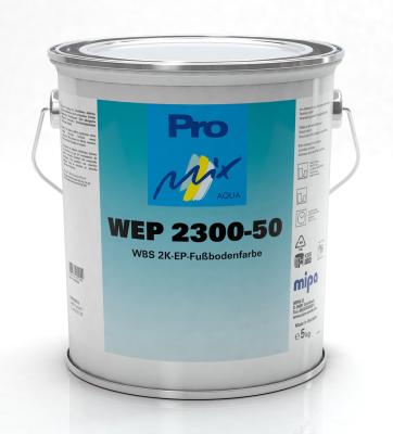 Mipa Pro Mix Aqua WEP 2300-50 WBS 2K-EP-Fußbodenfarbe Basis-Pack. 4KG