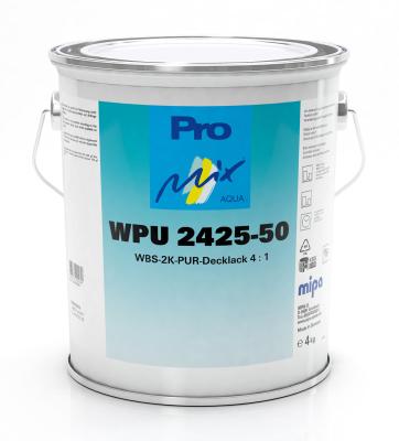 Mipa Pro Mix Aqua WPU 2425-50 WBS 2K-PUR-Decklack 4:1 halbglänzend Basis-Pack. 3KG