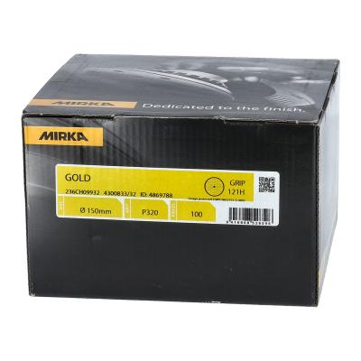 MIRKA Gold 150mm Grip 121L P320 100St.