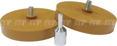 MP Folienradierer-Set yellow 88 mm (2 Discs + 1 Adapter)