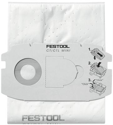 Festool Filtersack SELFCLEAN SC-FIS-CT  f. CTL MINI 5St.