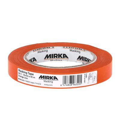 Mirka Masking Tape 90°C Orange Line 18mmx45m